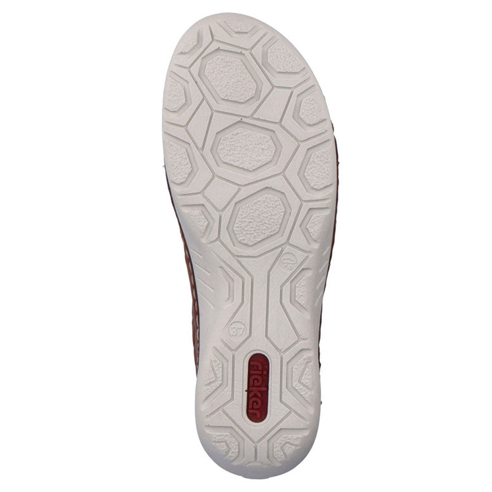 Rieker 52585 Comfortable Women's Loafers - Slip-On Casual Shoes for Walking, Office & Travel | Lightweight & Breathable for All-Day Wear