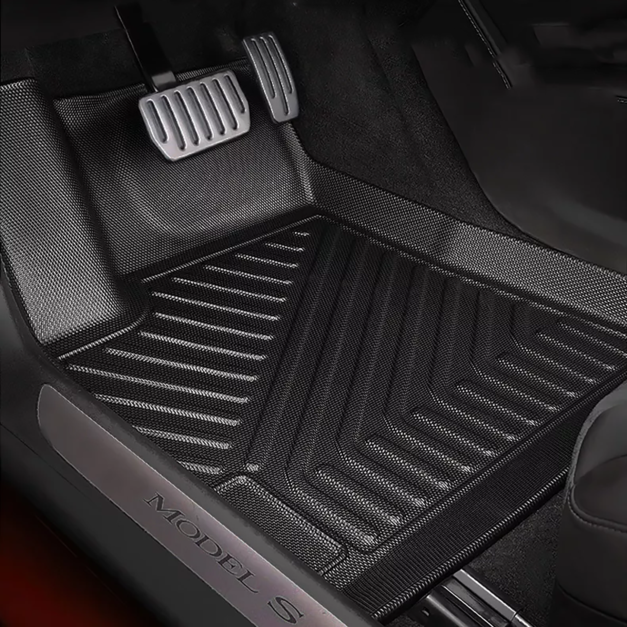 Premium All-Weather TPE Floor Mats for Tesla Model S - Eco-Friendly Custom Fit Car Mats | Perfect for Daily Commute, Road Trips & Winter Protection
