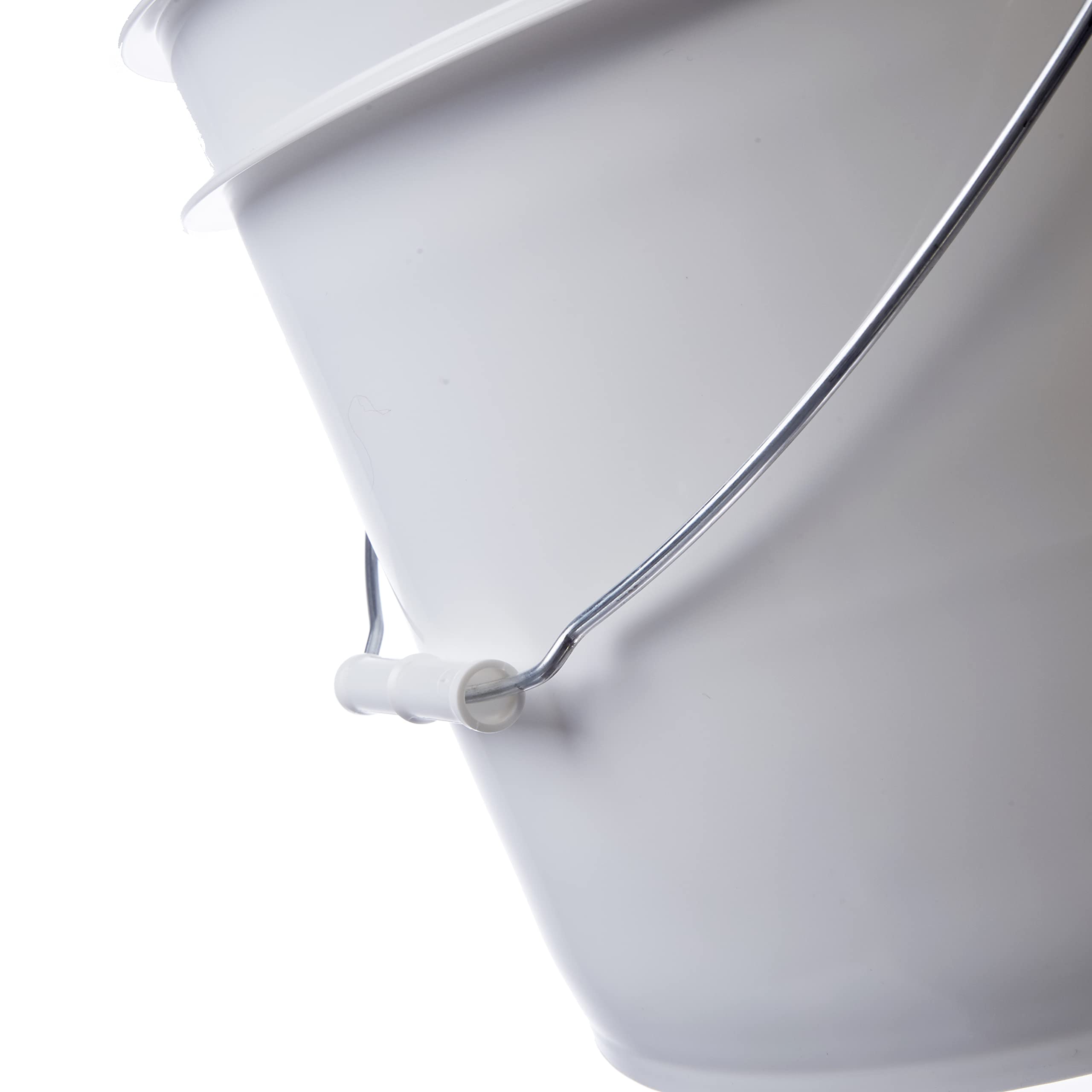 **Premium 3.5 Gallon White Bucket with Spouted Lid – 4 Pack – Durable & Leak-Proof for Home, Garden, and DIY Projects**    *(Use Cases: Perfect for paint mixing, gardening, cleaning supplies storage, and construction projects.)*