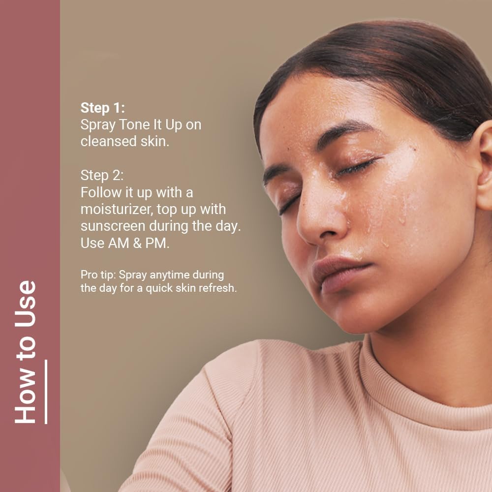 Niacinamide Face Toner 100ml with Whey Protein & Milk Peptides - 2% Salicylic Acid for Oily & Acne-Prone Skin | Hydrating, Brightening, Pore Minimizing Treatment | Fades Dark Spots & Smooths Skin Texture | Perfect for Daily Skincare Routine & Post-Workout Refreshment