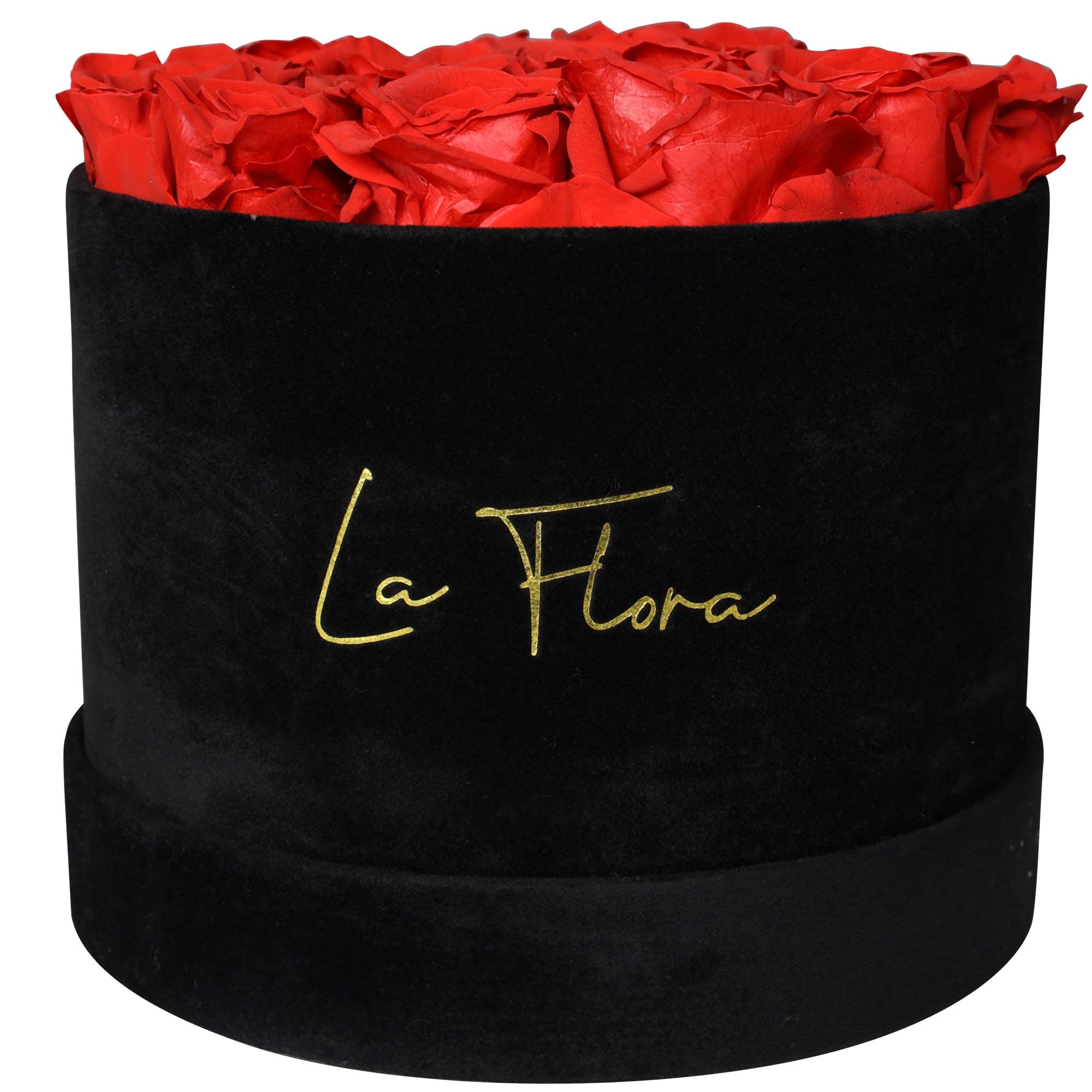 La Flora Preserved Roses Gift Box - 14-16 Long Lasting Roses That Stay Fresh for 1 Year | Perfect for Anniversaries, Valentine's Day, Weddings & Special Occasions