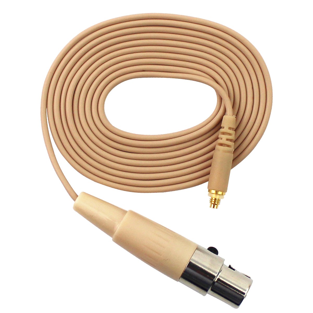 J K Pro Earhook Headset with Detachable Mini XLR TA4F Cable - Compatible with Shure Wireless Systems | Perfect for Live Performances, Broadcasting & Public Speaking