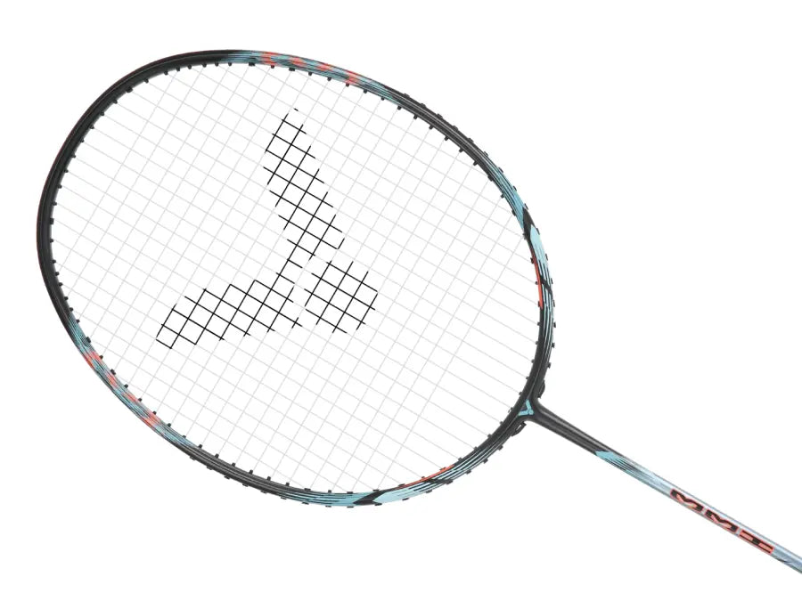 Victor AuraSpeed 33 HC Badminton Racket - Grayish Blue | Lightweight Carbon Fiber Shaft | Professional Tournament Grade | Perfect for Competitive Play & Training Sessions