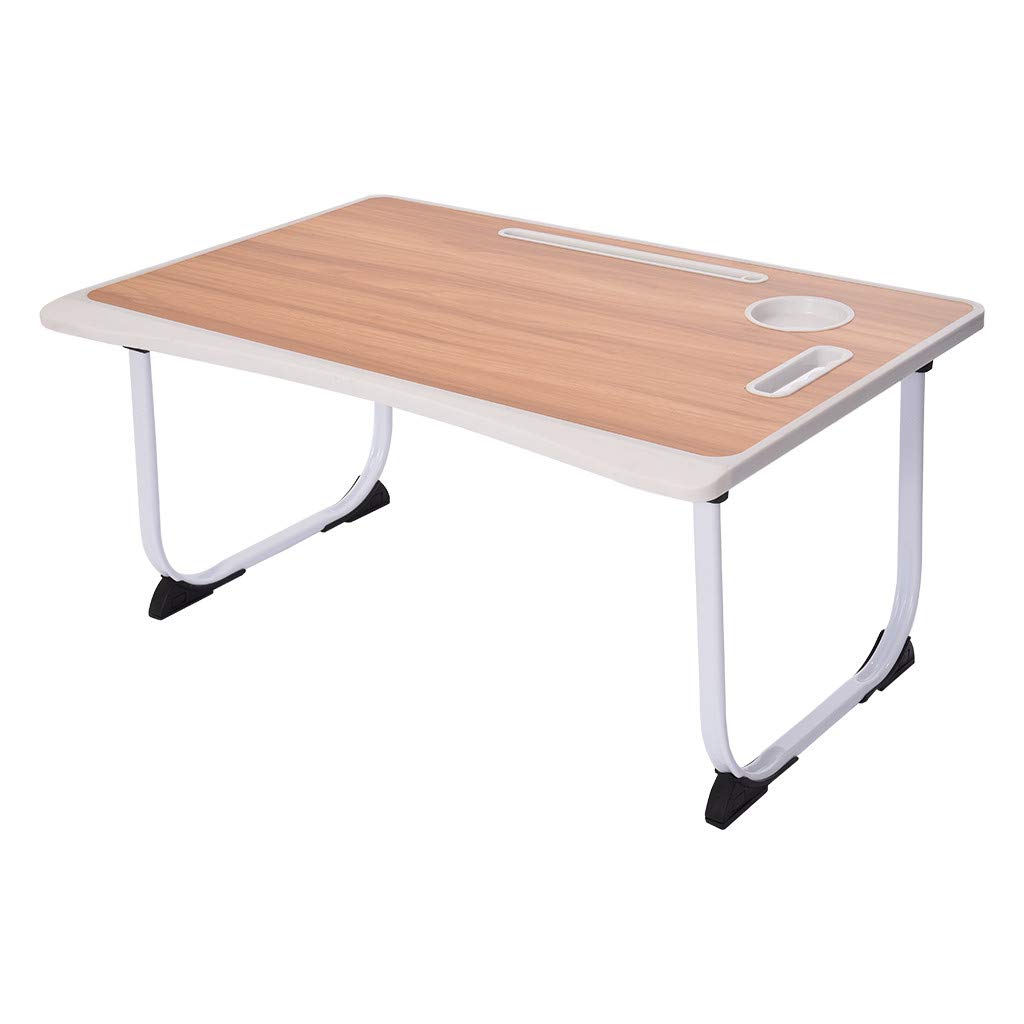 APODTY Foldable Portable Laptop Table - Adjustable Laptop Stand for Couch, Bed, Office & Home Use - Ergonomic Computer Desk for Working, Writing, Gaming & Browsing in Bed or Living Room