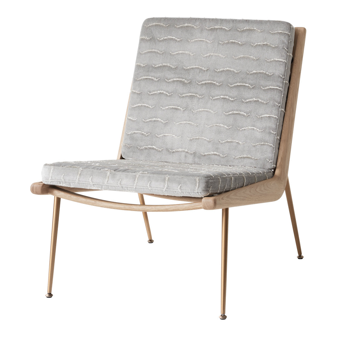 Boomerang HM1 Lounge Chair - Modern Ergonomic Recliner for Living Room, Bedroom & Office - Comfortable Reading & Relaxation Chair with Premium Fabric & Sturdy Frame