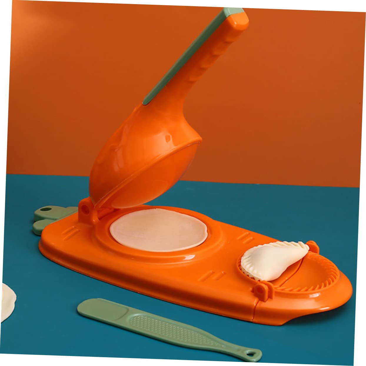 2-in-1 Dumpling Maker Machine - Premium PP Dough Press for Homemade Dumplings, Wontons & Pierogi | Perfect for Family Cooking & Asian Cuisine Lovers