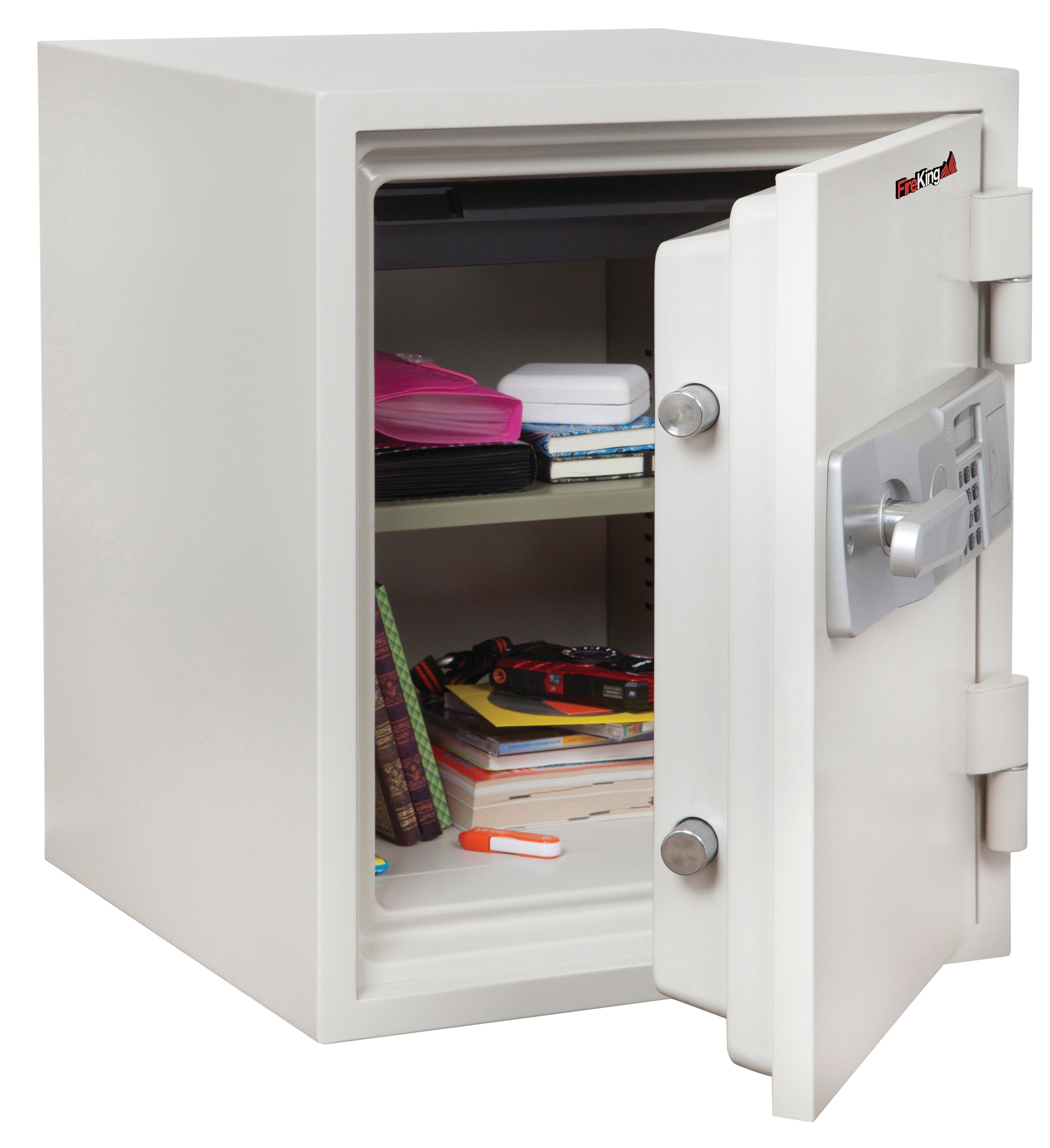 FireKing KF1612 2WHE 90-Minute Fireproof Safe Box - Secure Document Storage for Home & Office - UL Certified Fire Protection for Important Files & Valuables