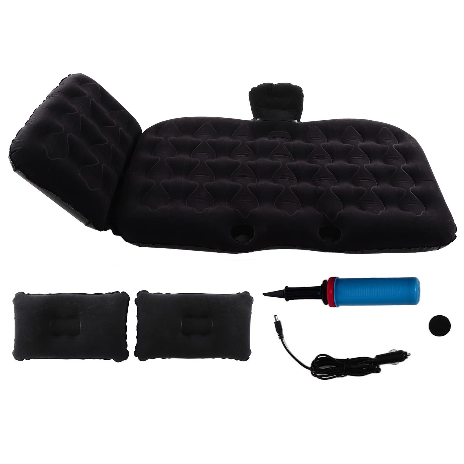 Inflatable Car Air Mattress for Back Seat - Portable Travel Bed with Built-in Pump | Comfortable Auto Camping Mattress for Road Trips, Outdoor Adventures & Car Sleeping