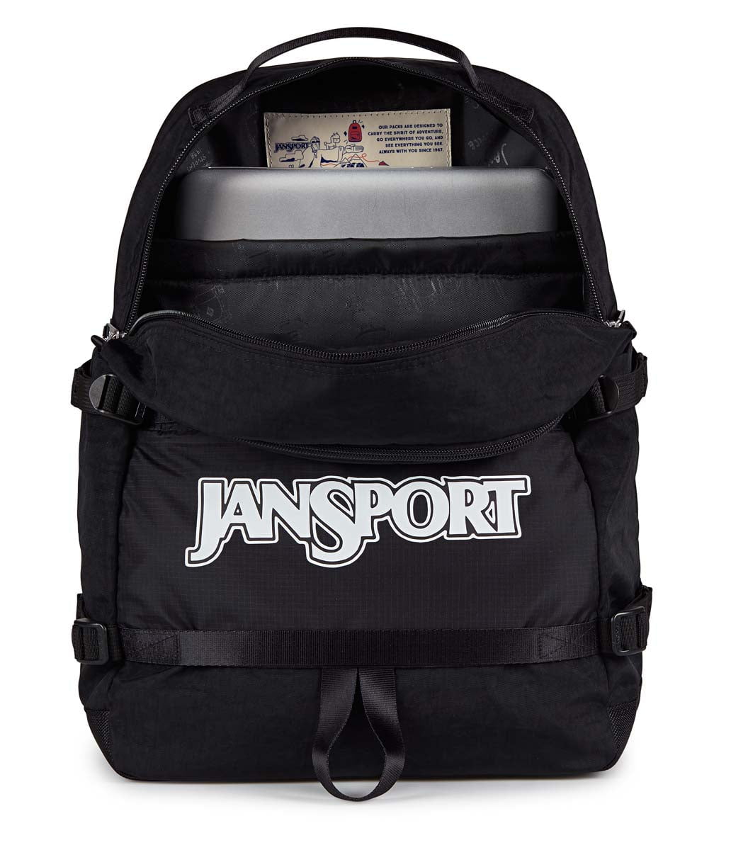JanSport Small Seattle Backpack - Lightweight Durable Daypack for School, Travel & Hiking - Black