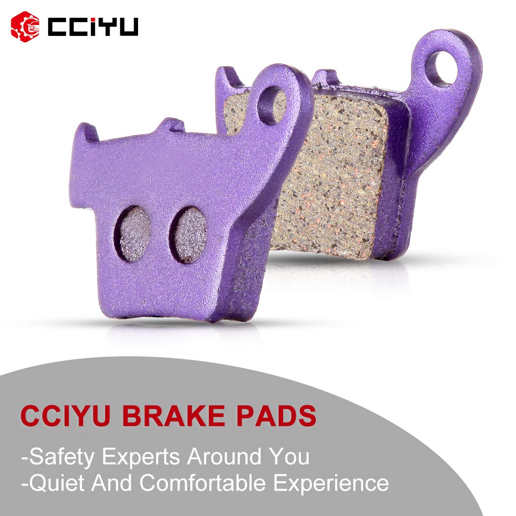 High-Performance CCIYU Motorcycle Brake Pads for Honda 2002-2014 Models - Front & Rear Carbon Fiber Brake Pads - Perfect for Street Riding, Racing & Off-Road Adventures