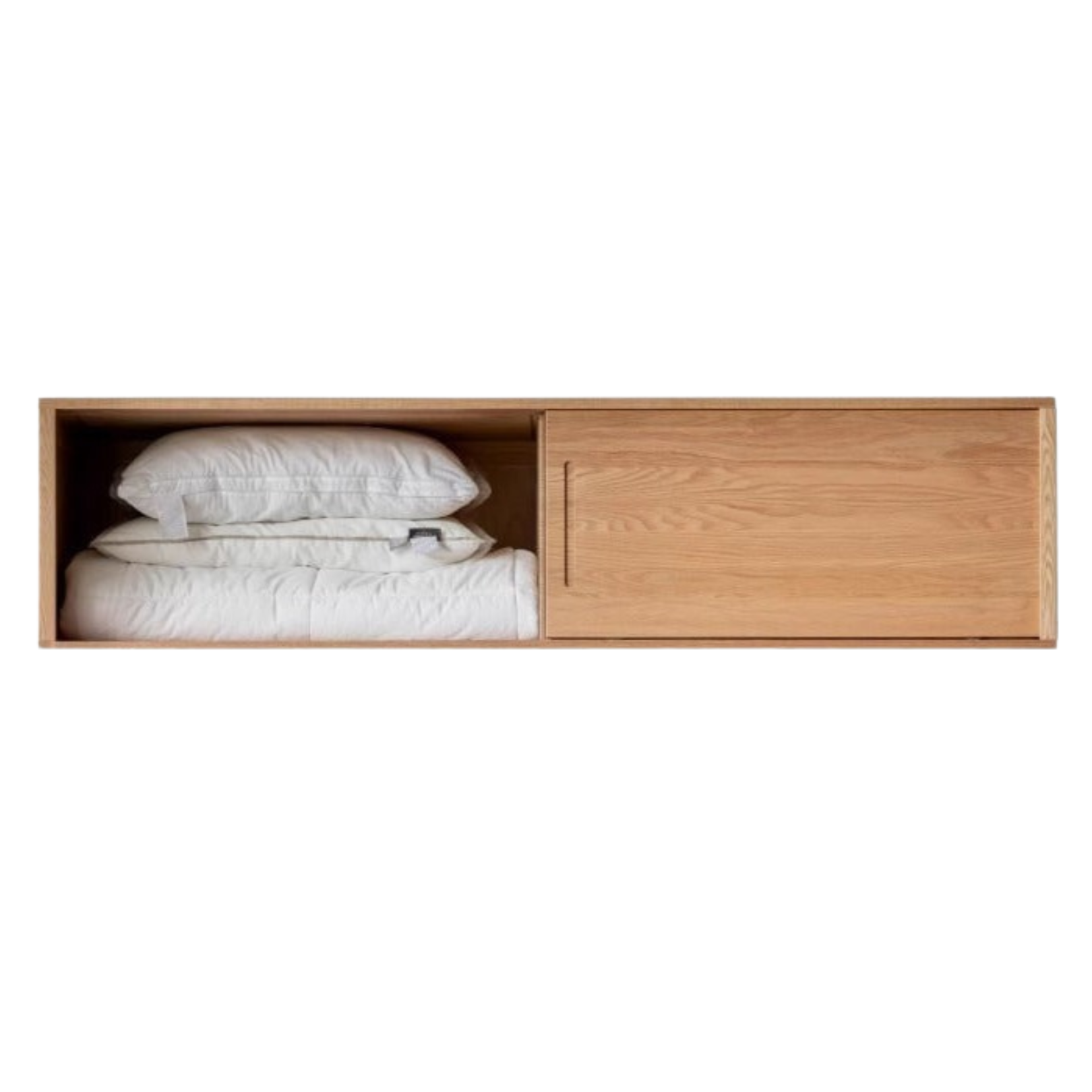 78.7x24.8x19.7 inch / 200x63x50 сm /  Natural wood color / sliding door top cabinet