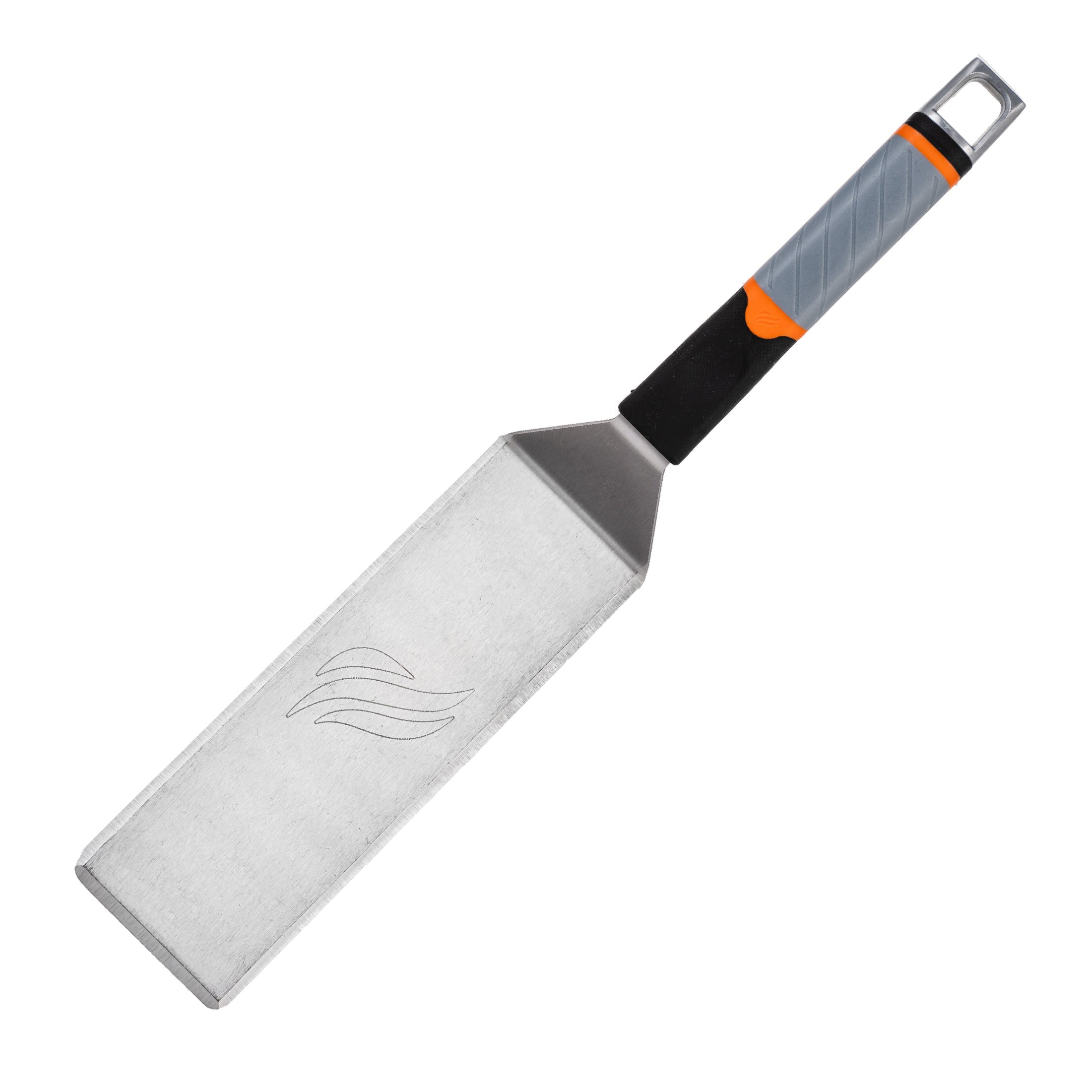 Premium Stainless Steel Griddle Spatula - Heavy Duty BBQ Grill Turner with Wooden Handle - Perfect for Pancakes, Burgers, Eggs & Outdoor Cooking