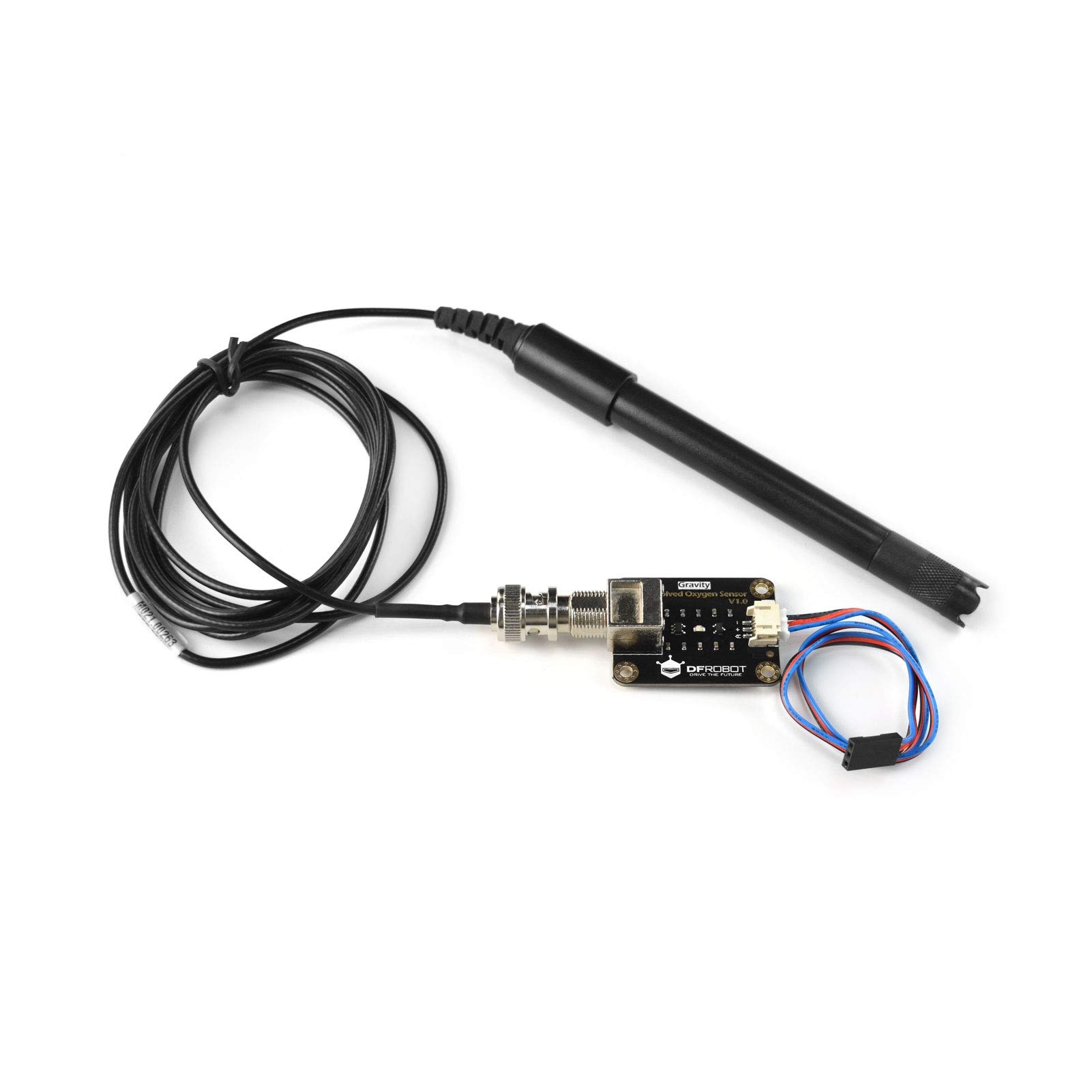Gravity: Analog Dissolved Oxygen Sensor Kit for Water Quality Testing - Aquariums, Hydroponics, and Environmental Monitoring