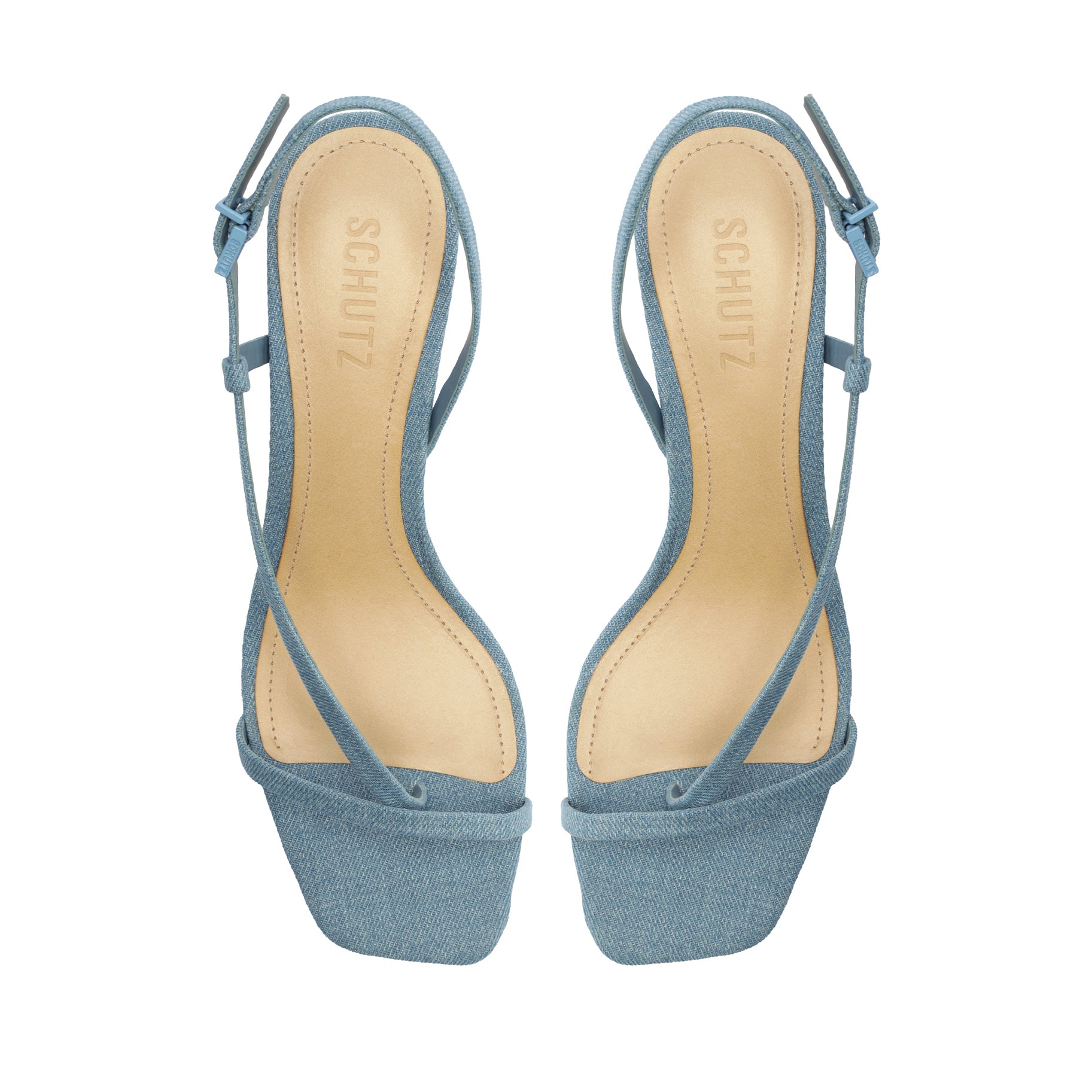 Heloise Women's Denim Sandals - Comfortable Strappy Summer Sandals for Beach, Walking & Casual Outfits