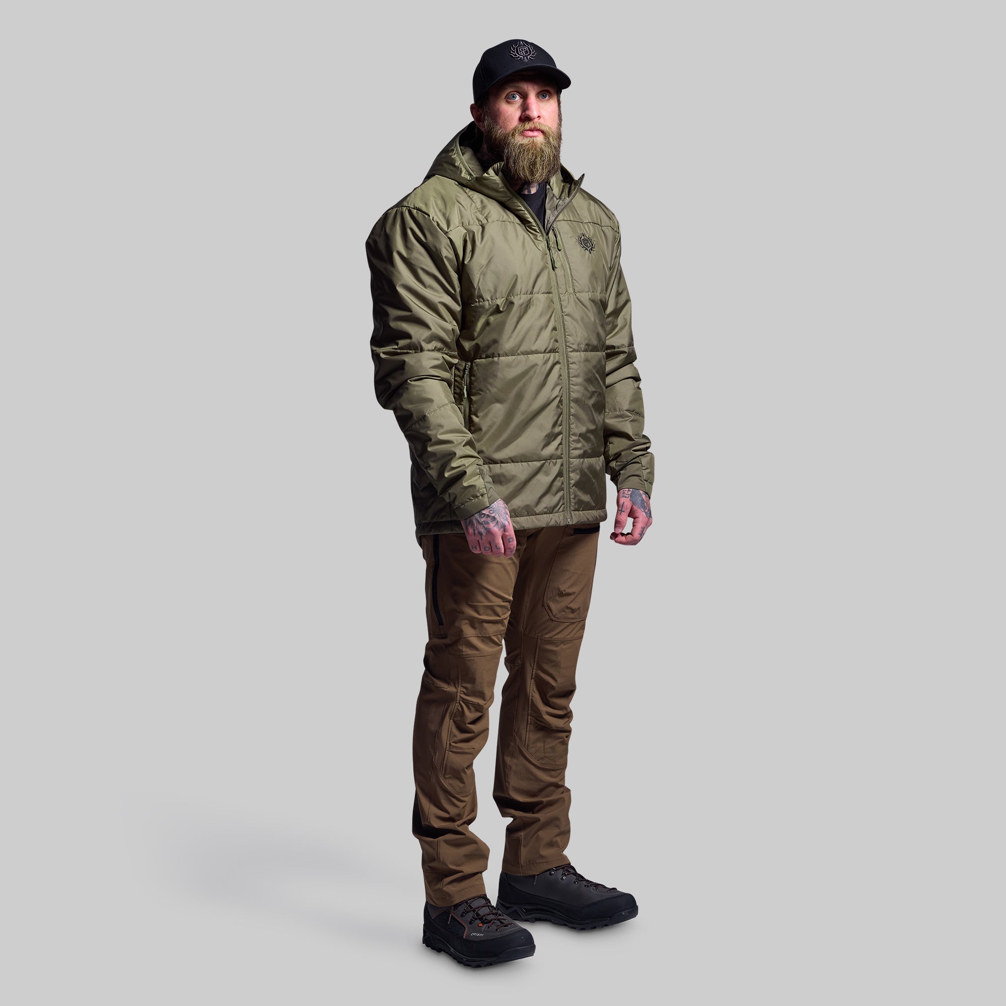 Men's Lightweight Tundra Jacket 2.0 - Waterproof Windproof Outdoor Jacket for Hiking & Camping (OD Green) - Perfect for Cold Weather Adventures & Daily Wear
