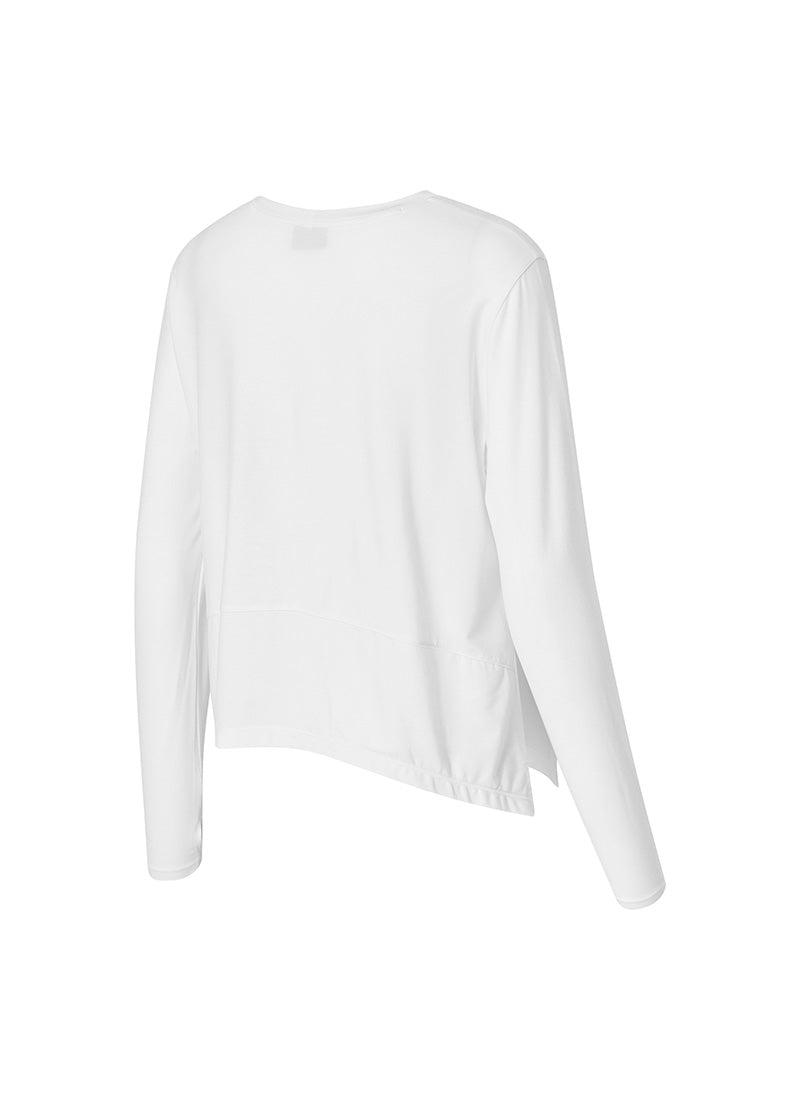 Soft Side Slit Long Sleeve Tops for Women - Comfortable Stretchy Blouse with Side Cutout Design - Perfect for Office, Date Night & Casual Outings