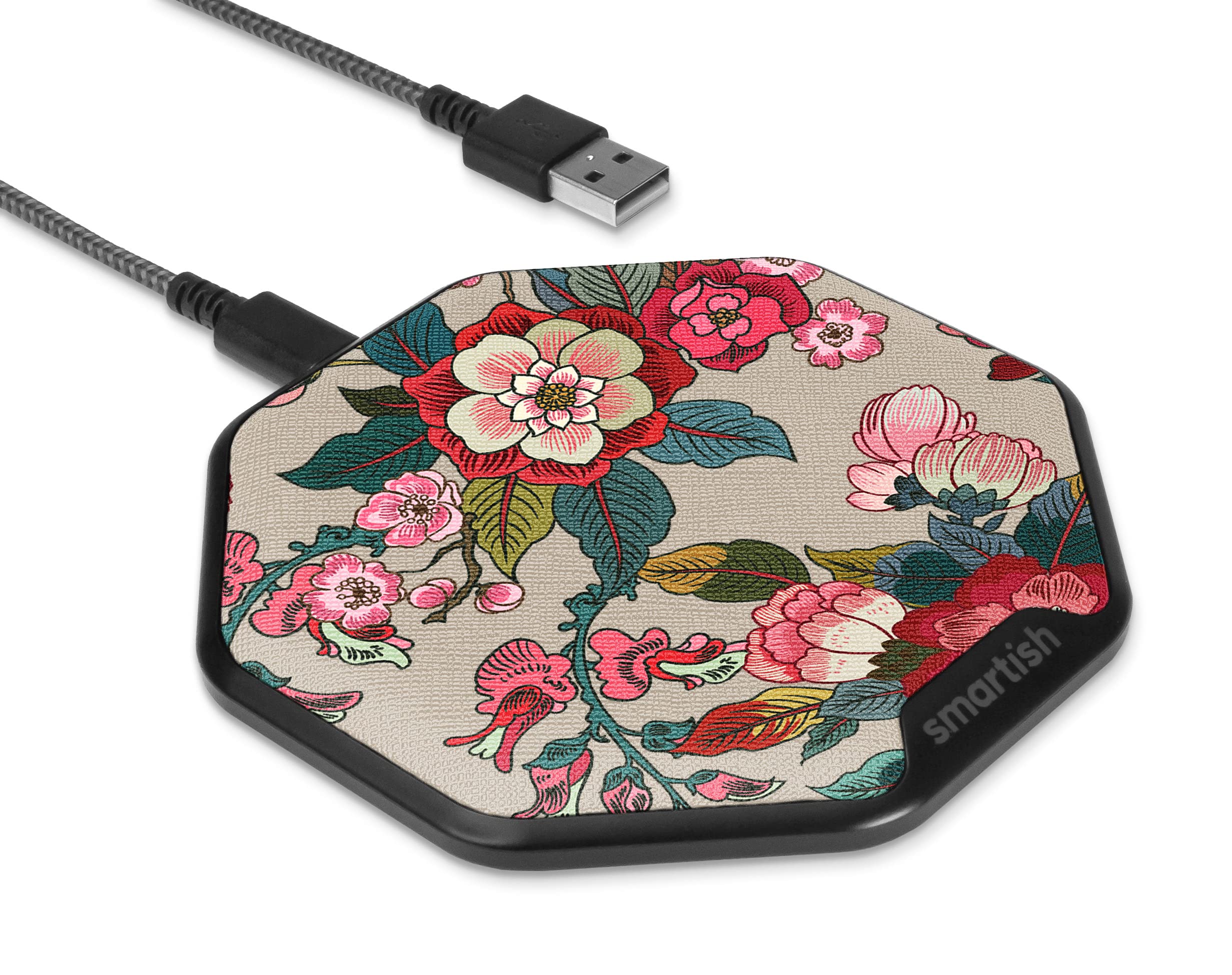 Fast Wireless Charger 15W Qi-Certified - Universal Charging Pad for iPhone 15/14/13, Samsung Galaxy S23/S22, AirPods Pro - Non-Slip Textured Surface - Perfect for Bedside, Office & Car Charging