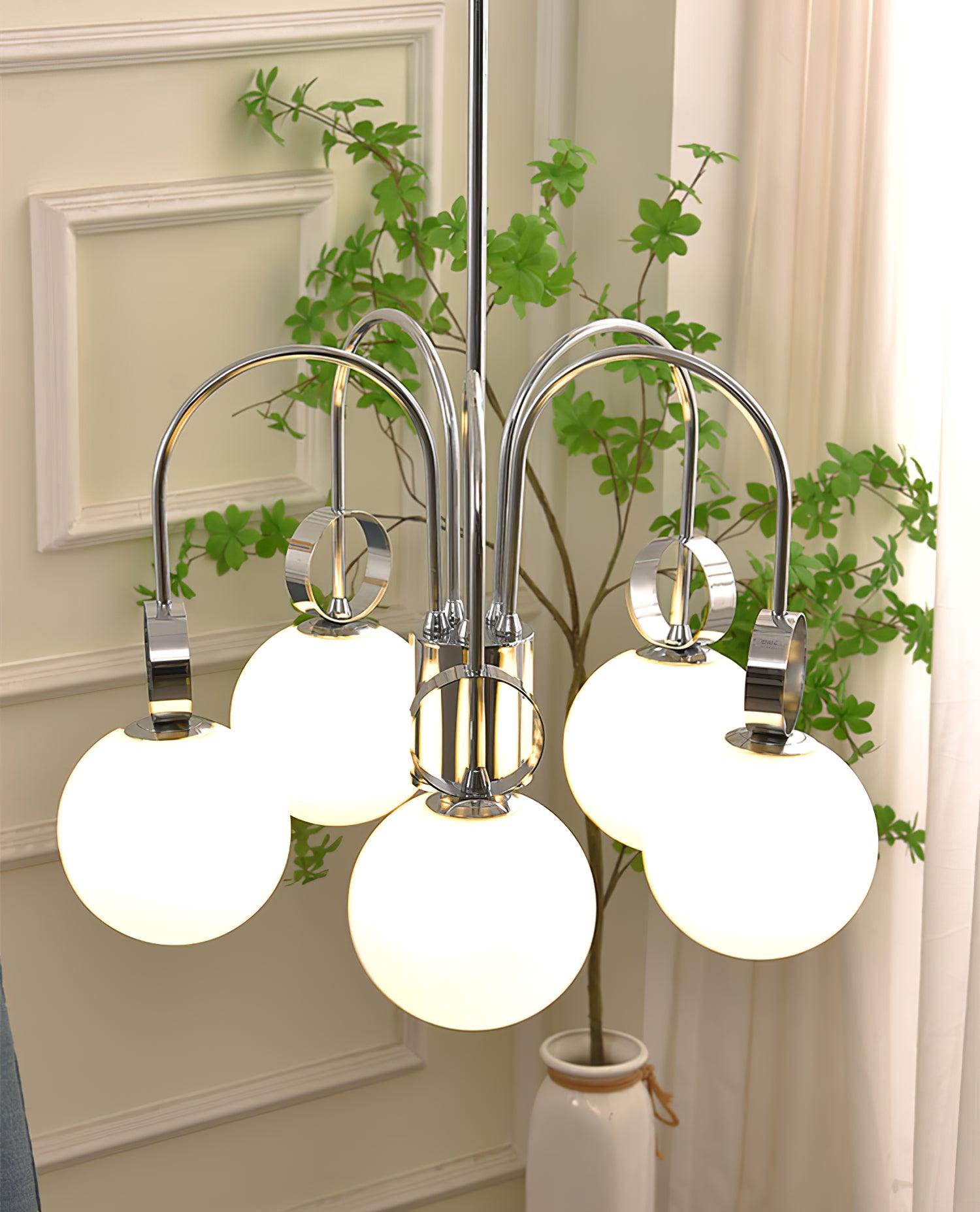 Carisa Collection Elegant Crystal Chandelier - Modern Ceiling Light Fixture for Dining Room, Living Room & Bedroom Decor