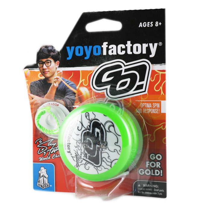 YoYoFactory GO! LED Yo-Yo - Professional Light Up Yo-Yo for Beginners & Experts - Perfect for Night Play, Performances & Gifts