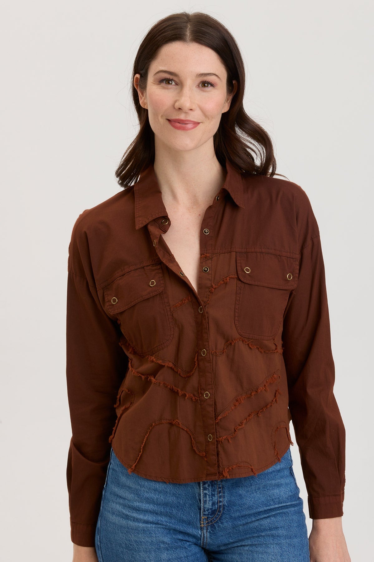 Pepin Shacket French Roast Pigment - Stylish Overshirt for Women | Fall & Winter Layering Essential | Perfect for Casual Outfits, Workwear & Outdoor Adventures