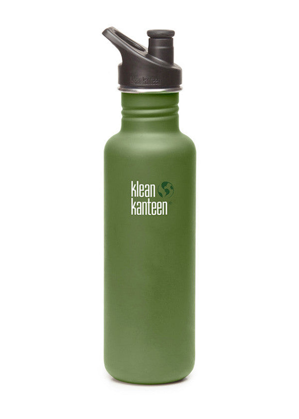 **Klean Kanteen Classic 27oz (800mL) Stainless Steel Water Bottle - Leakproof, BPA-Free, Eco-Friendly for Hiking, Gym & Everyday Use**