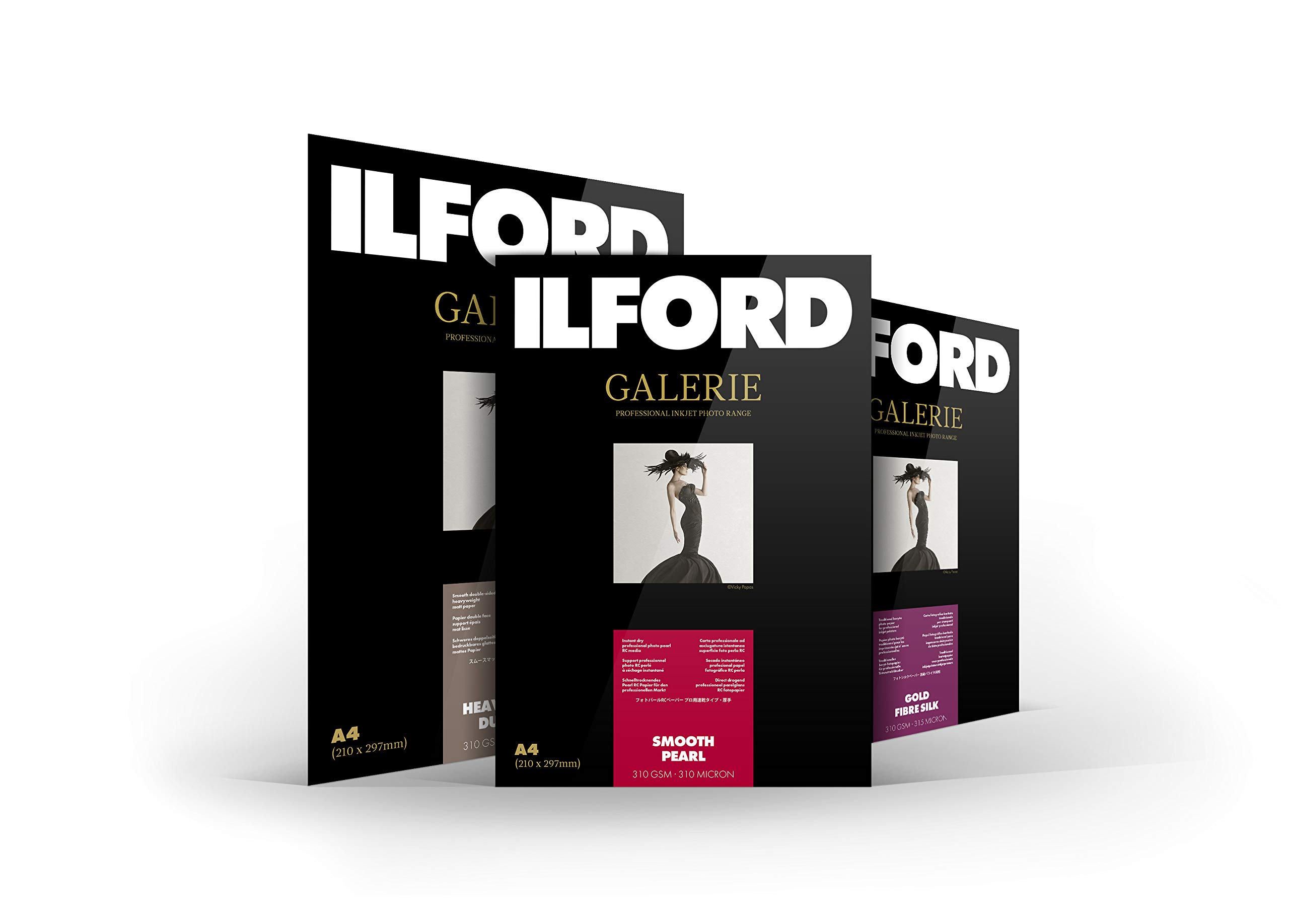 ILFORD 2001737 GALERIE Prestige Smooth Gloss Photo Paper - 13 x 19 Inches, 25 Sheets - Premium Inkjet Paper for Professional Photography & Art Prints