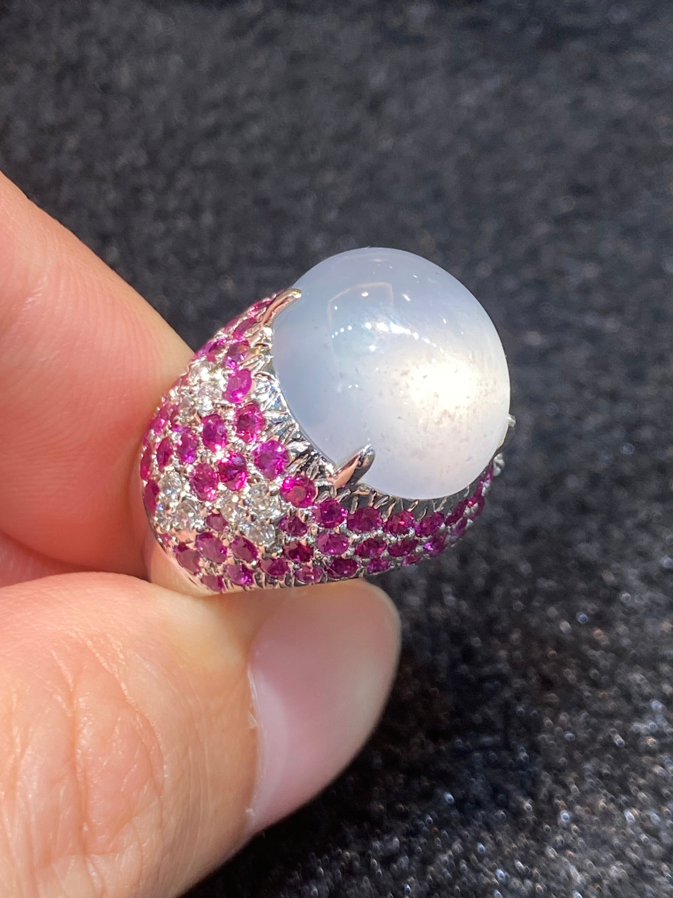 Natural Type A Icy Jadeite Ring - Genuine Jade Stone Jewelry for Women, Elegant Green Gemstone Ring for Everyday Wear & Special Occasions