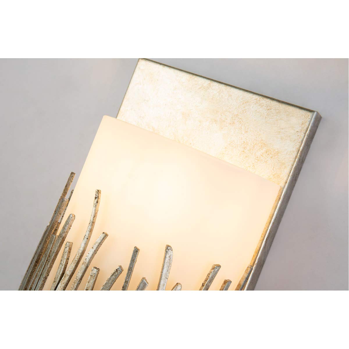 Lucas & McKearn BB90610S-1 Modern Bathroom Vanity Light Fixture - Brushed Silver Finish for Bathroom Mirror Lighting, Perfect for Home Decor & Renovation