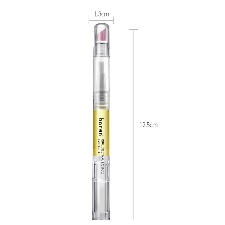 Baren DUAL Effect Nail & Cuticle Essence Pen 2ml - Hydrating Nail Treatment for Stronger Nails & Healthier Cuticles - Perfect for At-Home Manicures & Nail Care Routine