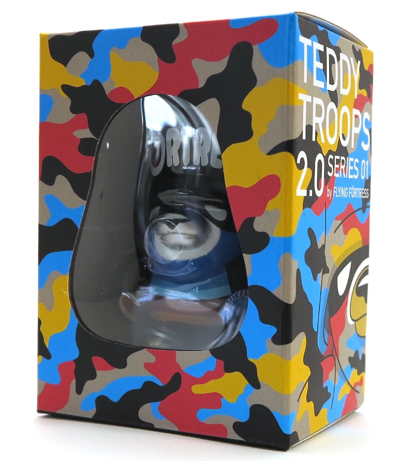 4 Teddy Troops 2.0 Series 01 Spray Trooper Variant - Cute Collectible Plush Bears for Display & Gift Giving - Perfect for Home Decor, Office Desk, and Teddy Bear Collections