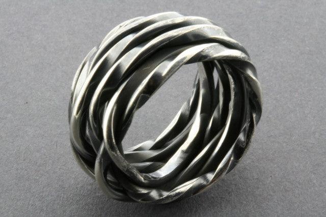 Oxidized Knot Ring for Women - Elegant Boho Jewelry for Everyday Wear, Parties & Gifts