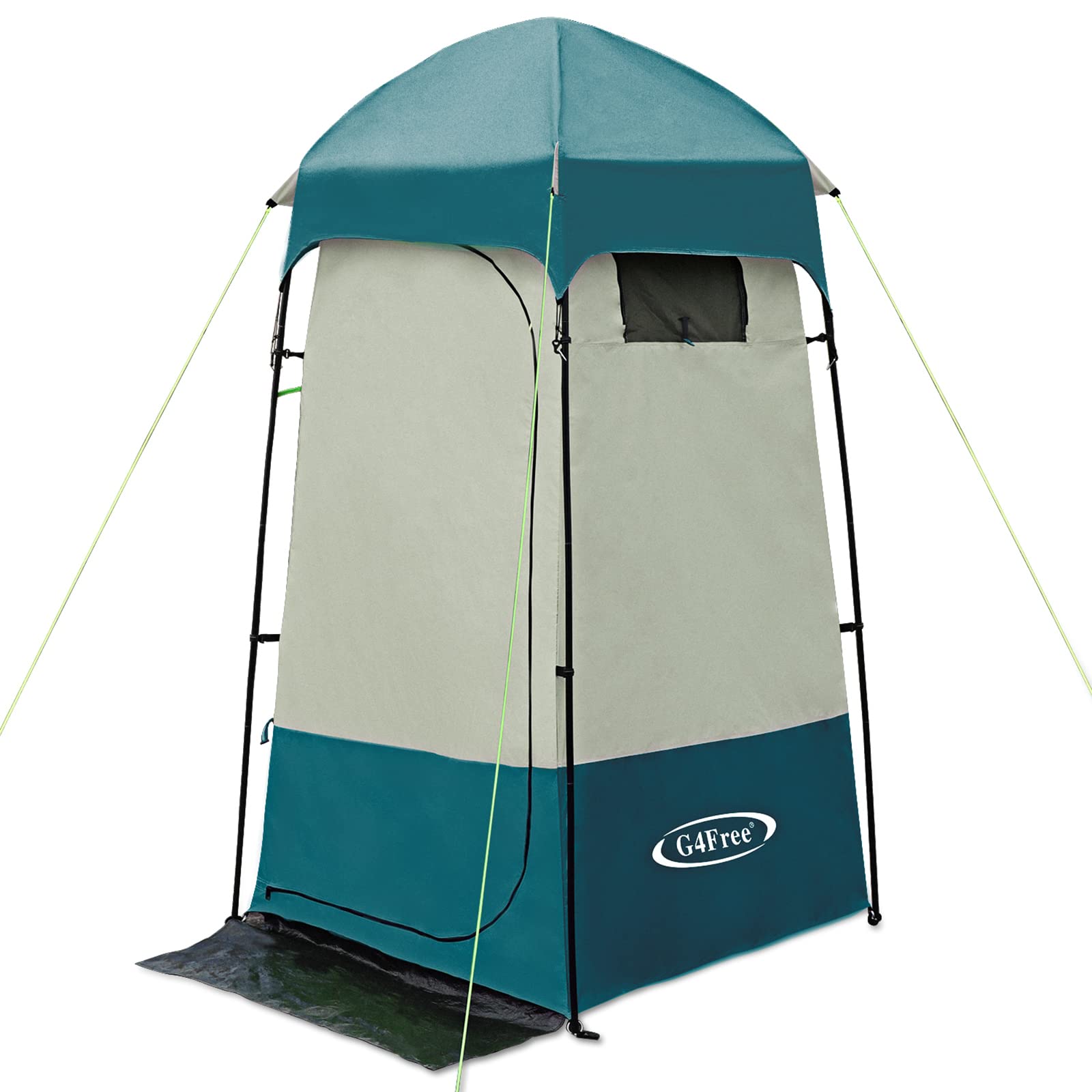 G4Free Portable Camping Shower Tent - Privacy Changing Room & Toilet Shelter for Outdoor, Beach, Hiking - Waterproof Rain Shelter with Carry Bag - Perfect for Camping Trips, Beach Days & Outdoor Adventures