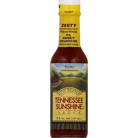 Try Me Tennessee Sunshine Hot Pepper Sauce - 5 fl oz (Pack of 6) | Spicy Condiment for Wings, Tacos & BBQ | Premium Hot Sauce for Cooking & Gifts
