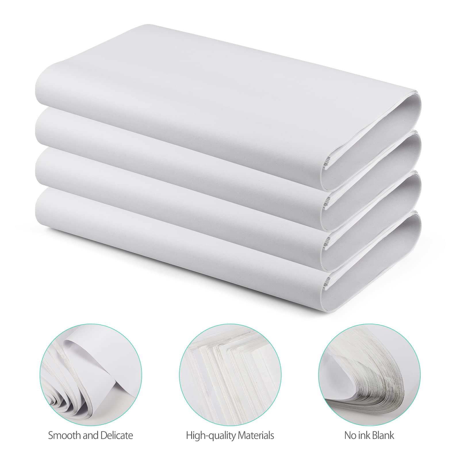 10lb Packing Paper for Moving - 320 Sheets Unprinted Newsprint Wrapping Paper (17
