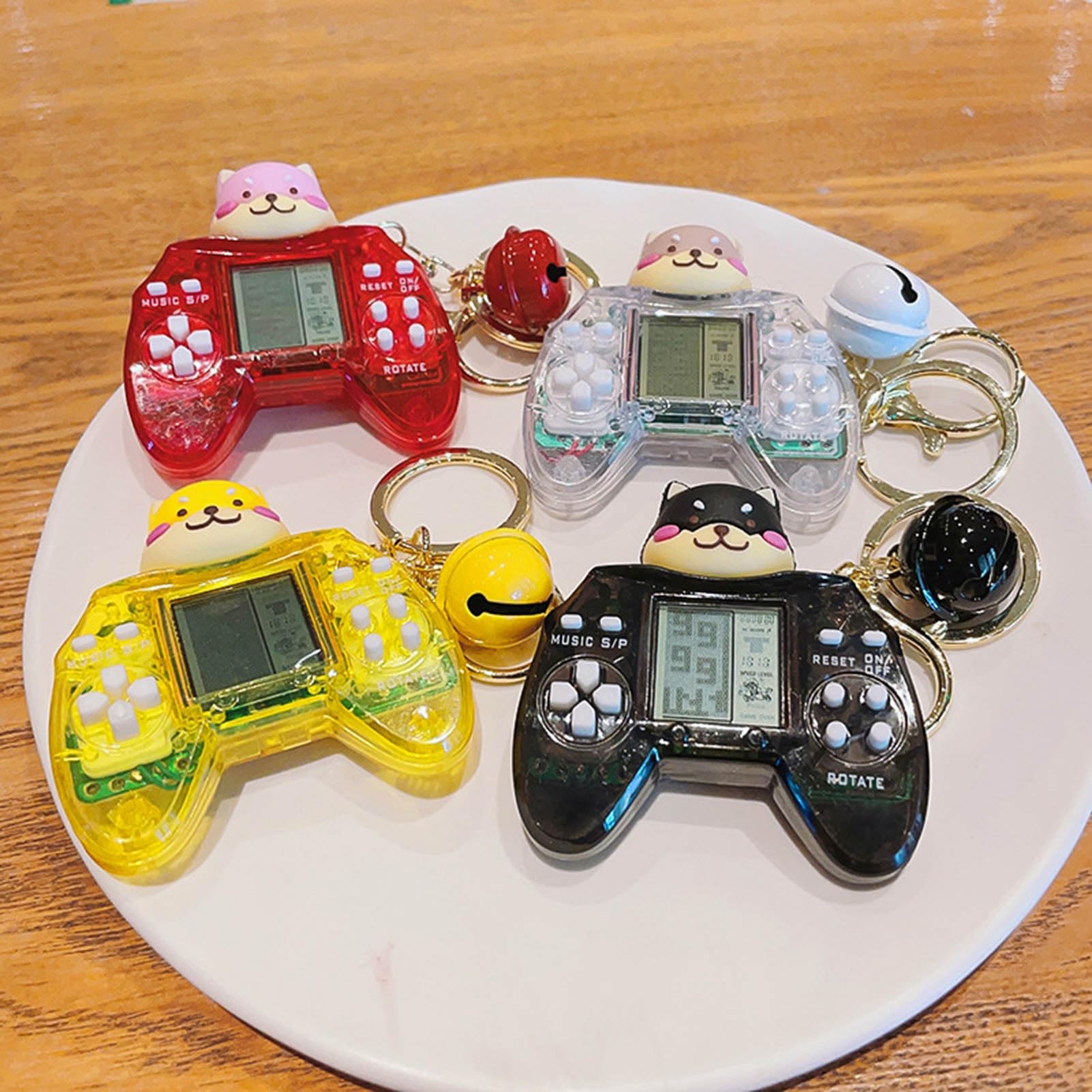 Retro Playable Mini Game Keychain - Classic Video Game Console Keychain for Gifts, Party Favors, Easter Treat Bags & Gift Baskets - Perfect for Gamers, Collectors & Nostalgic Decor