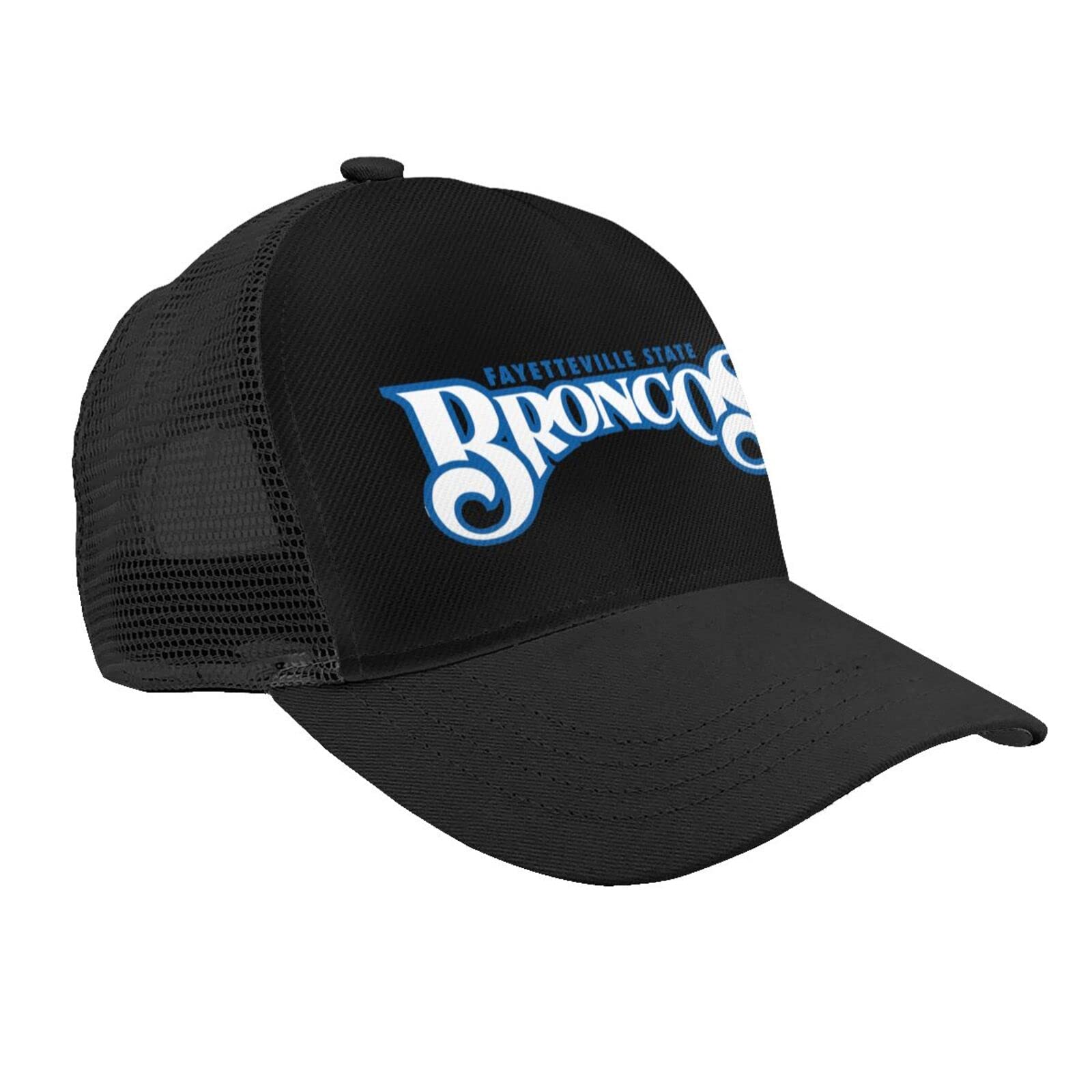 Fayetteville State University Logo Mesh Baseball Cap - Adjustable Golf Sun Hat for Men & Women - Breathable Dad Hat for Fishing, Sports & Outdoor Activities - Black