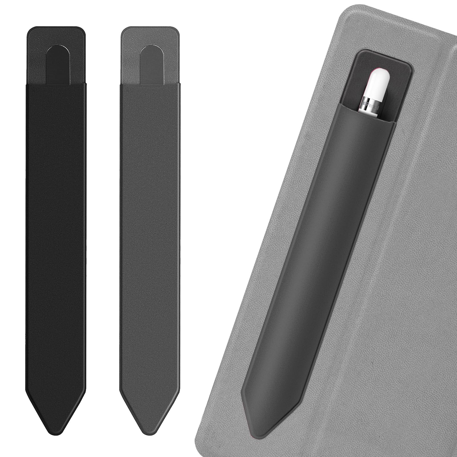 2 Pack Apple Pencil Holder Sleeve for 1st & 2nd Gen - Compatible with iPad Pro 11/12.9