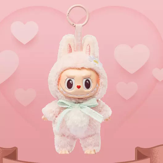 POP MART MOKOKO Sweetheart Series Vinyl Plush Doll Keychain - Cute Anime Character Pendant for Backpacks, Bags & Gift Giving