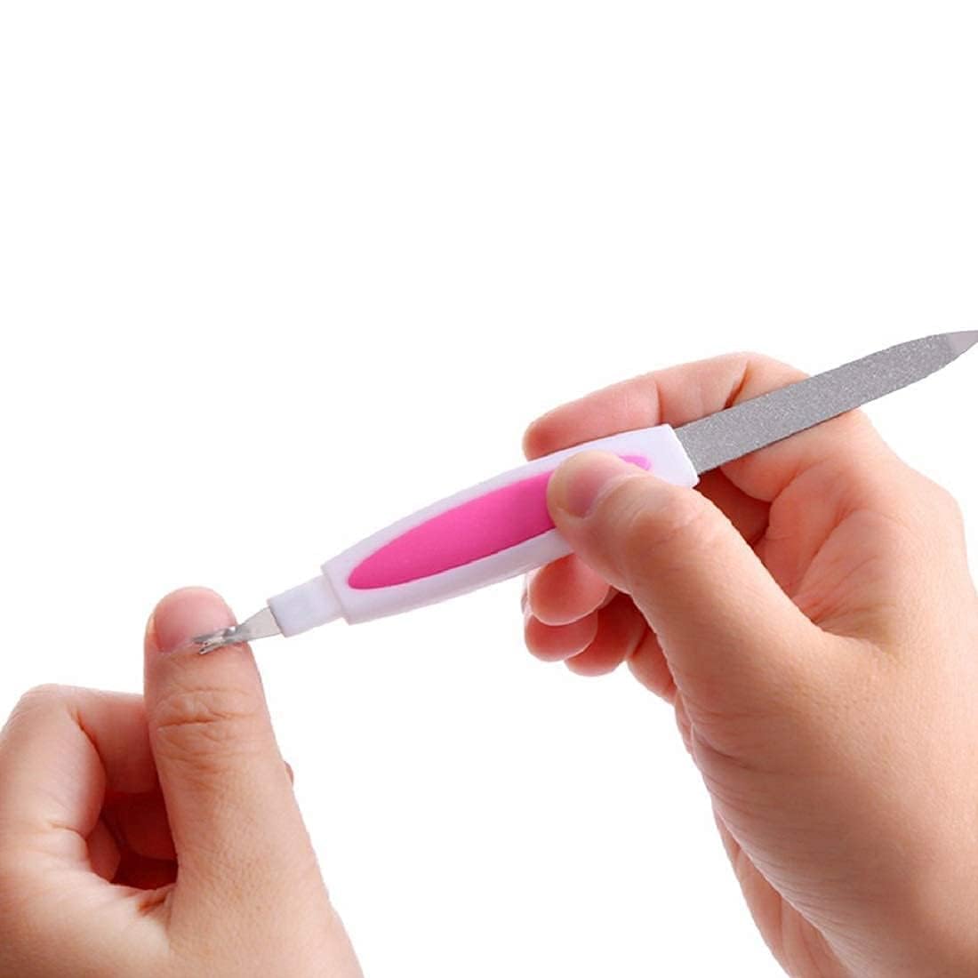 Professional MAPPERZ Nail Filer & Cuticle Cutter Set - 2 Pack Multifunctional Manicure Kit for Women | Perfect for Home Nail Care & Salon Use