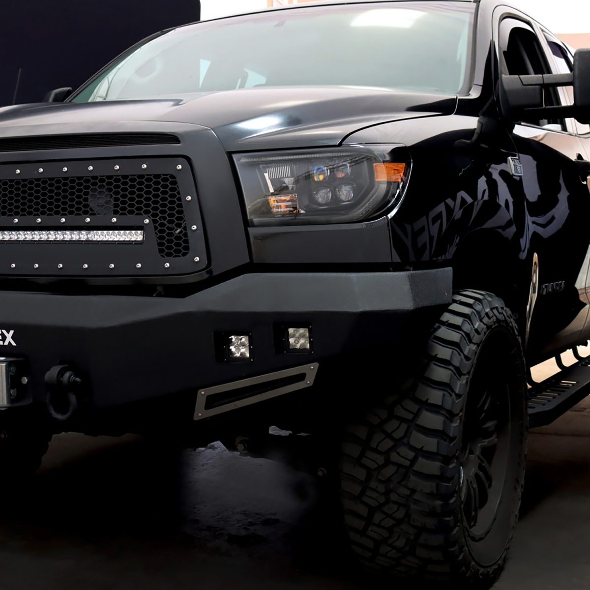 07-13 Toyota Tundra & 08-17 Toyota Sequoia MK II NOVA Series LED Projector Headlights - Black Housing with Level Adjuster - High Performance Lighting for Night Driving & Off-Road Adventures