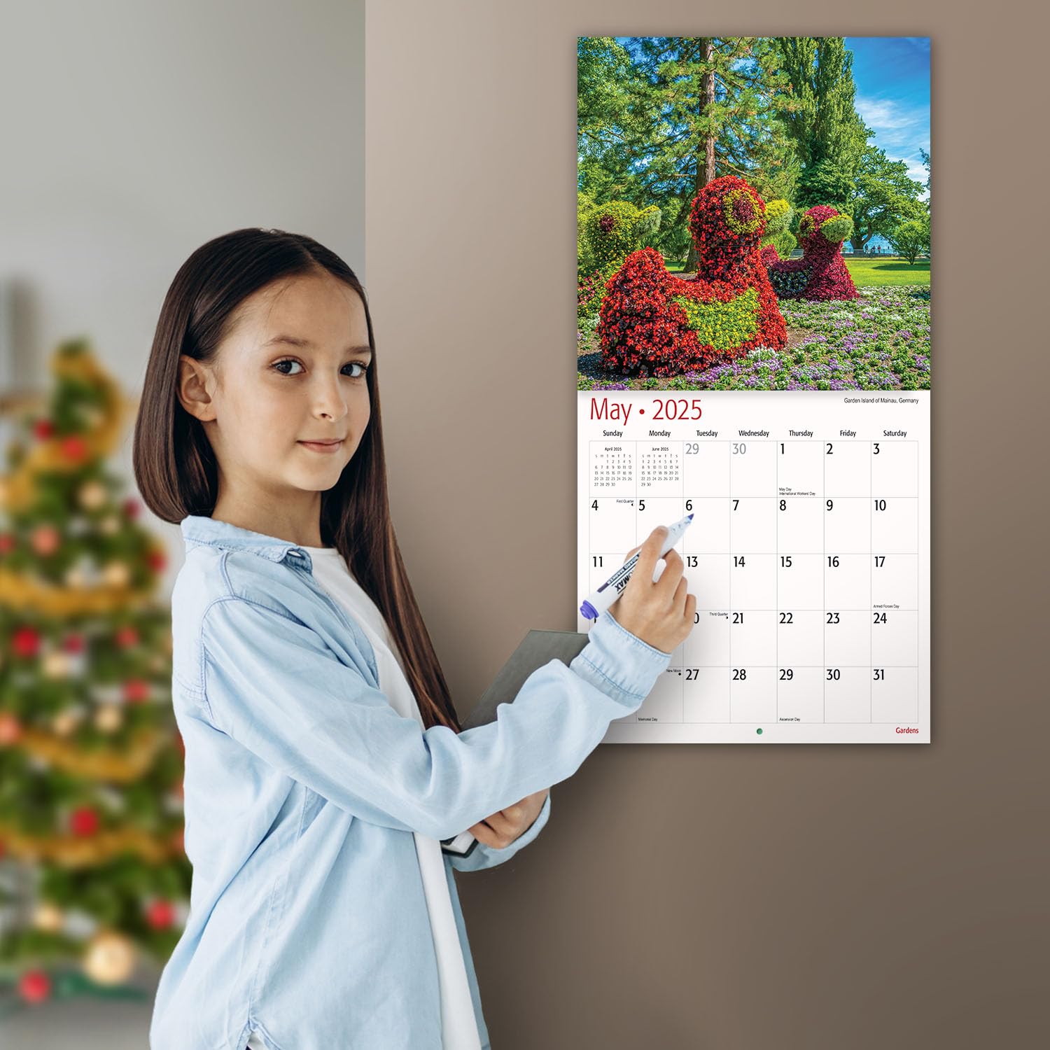 MICASA PRESS - Gardens 2025 Wall Calendar | 12 Month Planner 12