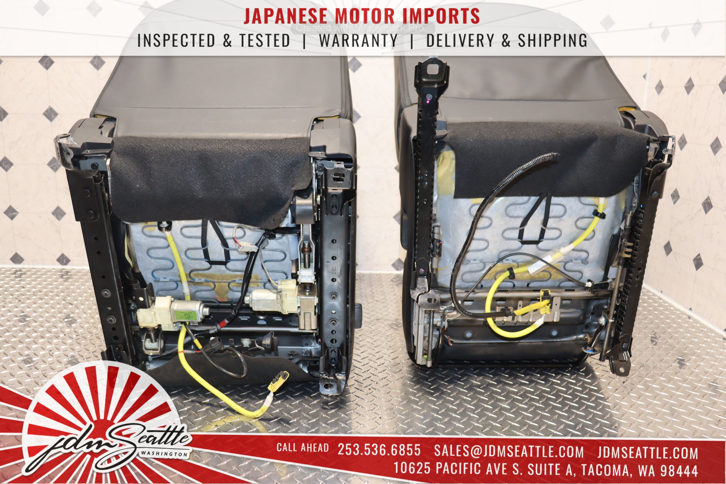 JDM 08-14 Subaru WRX STI OEM Version 10 Seats - Genuine STI Sedan Bucket Seats for Racing & Street Performance