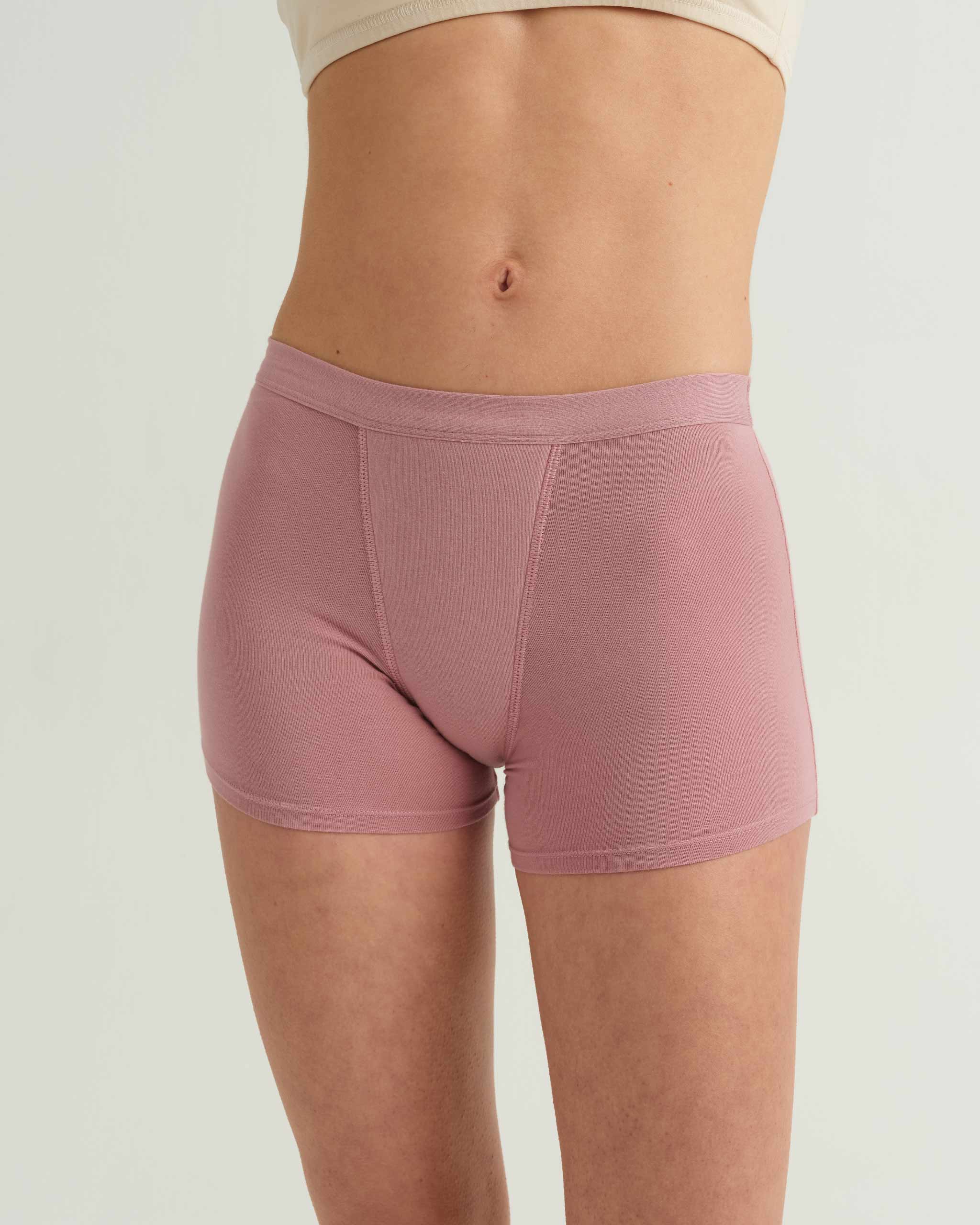 Saalt Wear Leakproof Cotton Sleep Shorts for Women - Super Soft & Absorbent Period Underwear for Overnight Protection (Black, Medium) | Perfect for Sleeping, Yoga & Postpartum Recovery