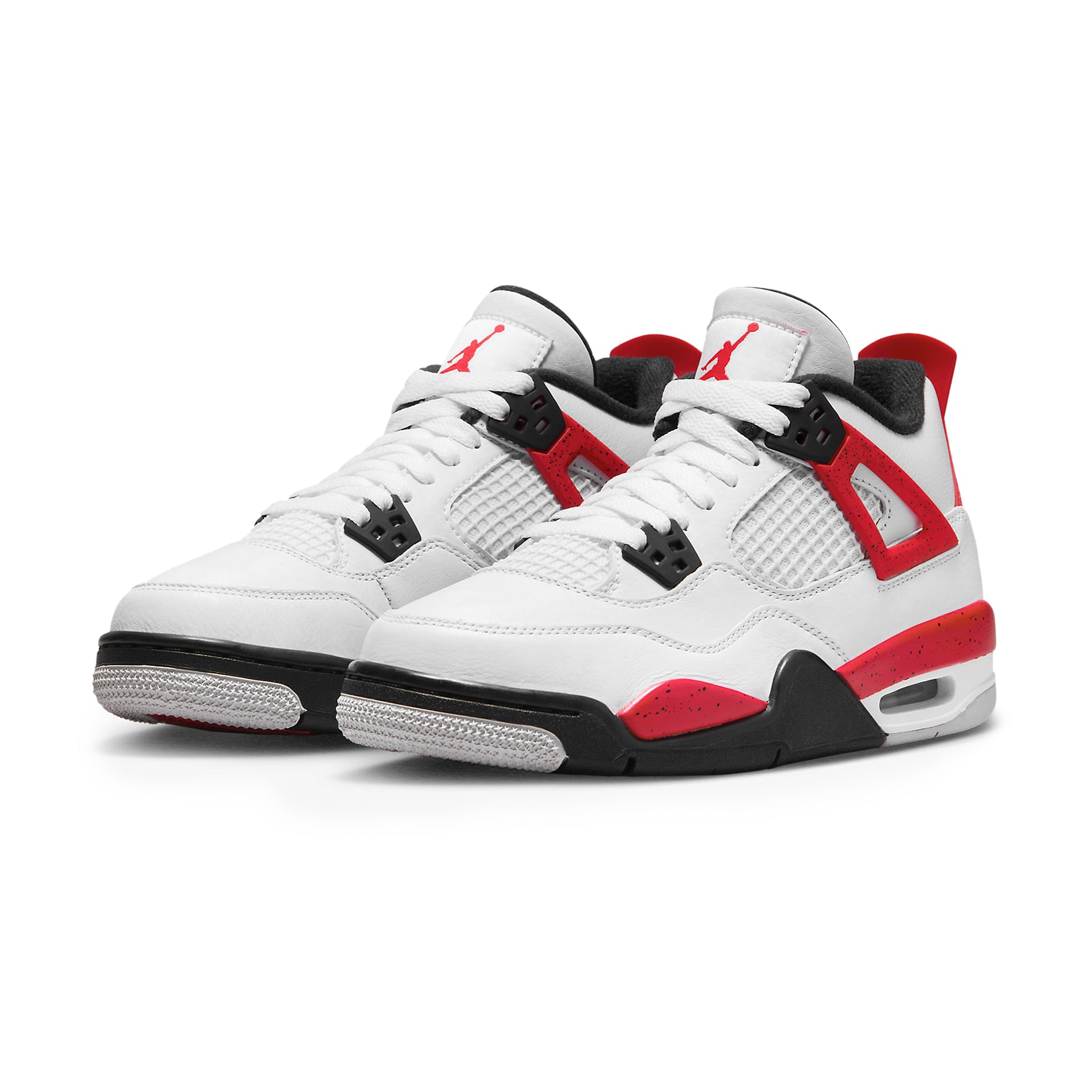 Air Jordan 4 Retro Red Cement (2024) GS - Men's/Women's Basketball Shoes for Sneakerheads & Street Style | Perfect for Sports, Casual Wear & Sneaker Collection