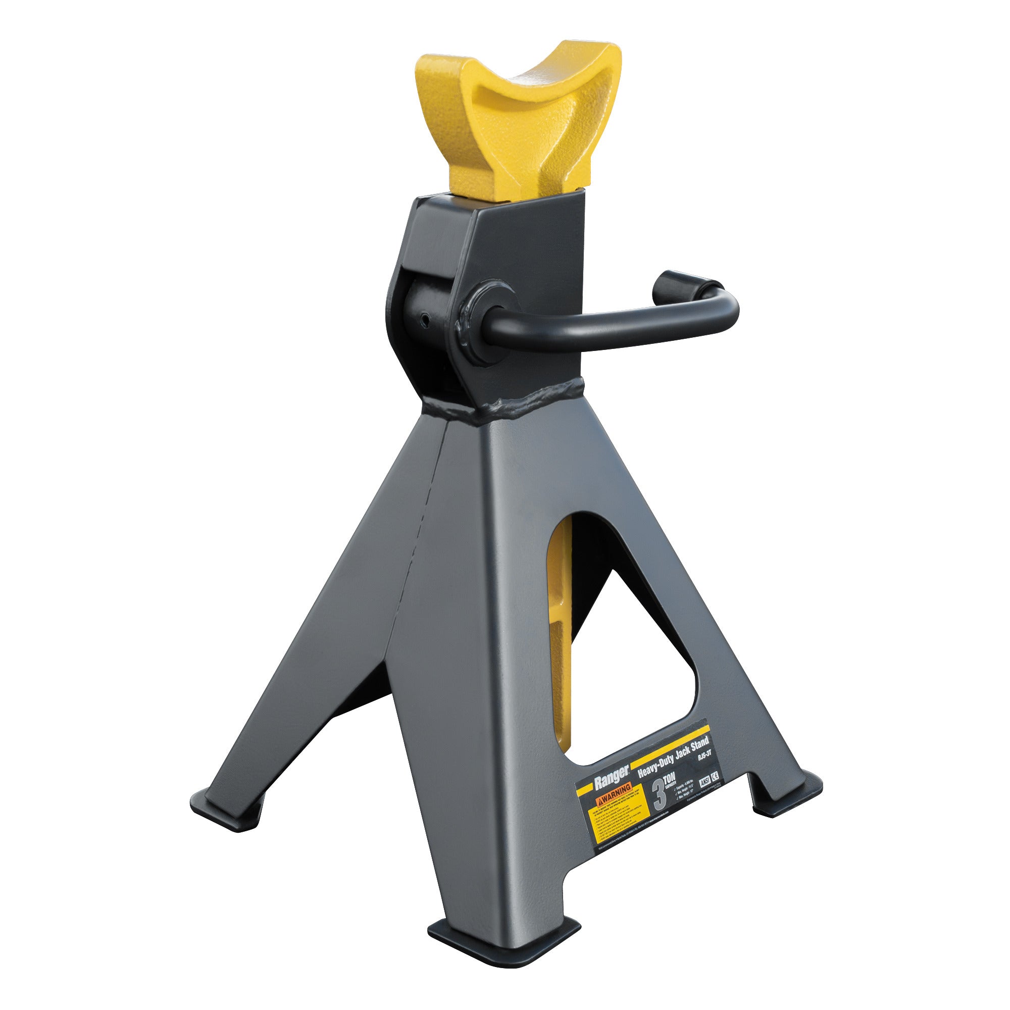 Heavy Duty 6000lb Capacity Jack Stands - Ranger RJS 3T for Vehicle Lifting & Auto Repair | Perfect for Car Maintenance, Tire Changes & Garage Safety