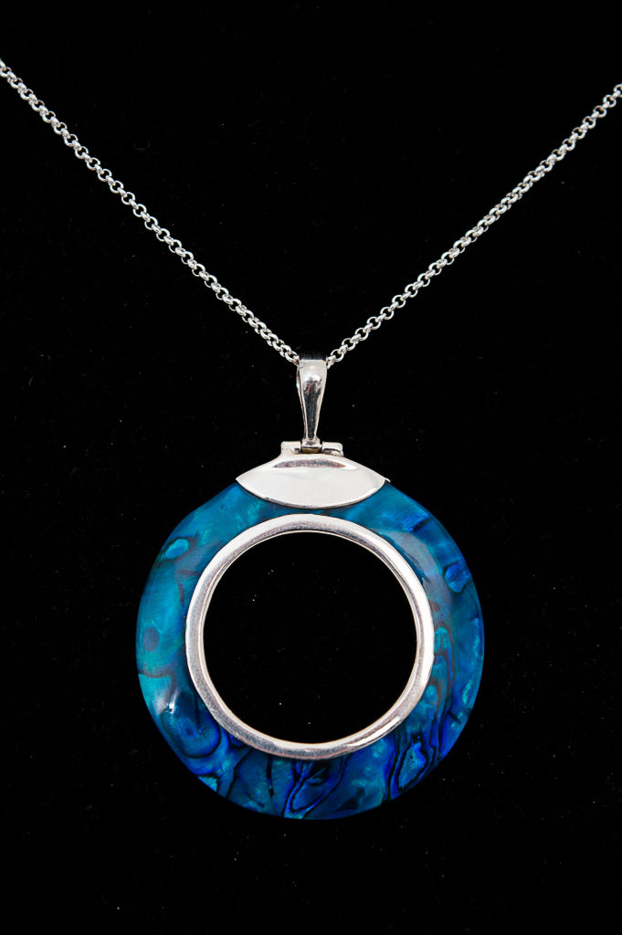 Blue Pava Pendant Necklace for Women - Elegant Bohemian Jewelry Gift for Birthday, Anniversary & Valentine's Day | Perfect for Casual Wear, Date Night & Special Occasions