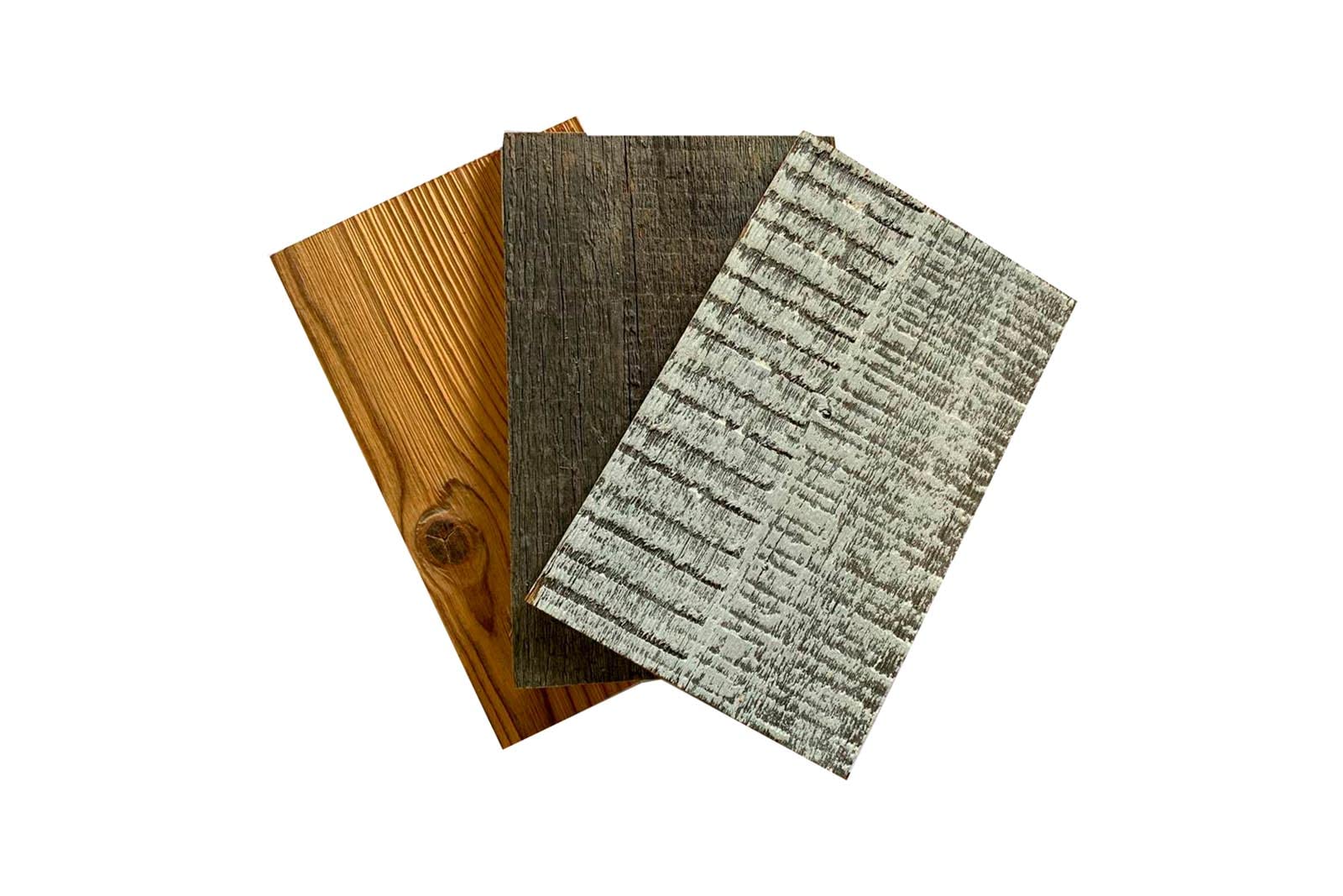 Natural Brown Barnwood Planks - Shiplap Wall Panels for Accent Walls - 3 Pack (6 x 5 x 0.3 Inch) - Perfect for Farmhouse Decor, Rustic Home Renovation & DIY Wall Projects