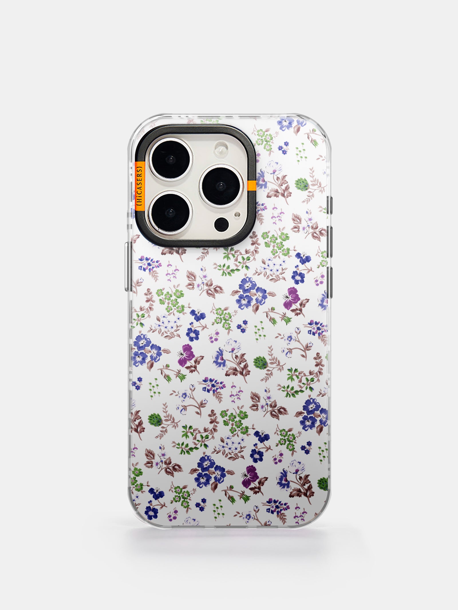 Floral Print Phone Case for iPhone & Samsung - Purple Soft TPU Cover with Cute Flower Design | Perfect for Women, Girls, Spring & Summer Fashion Accessories