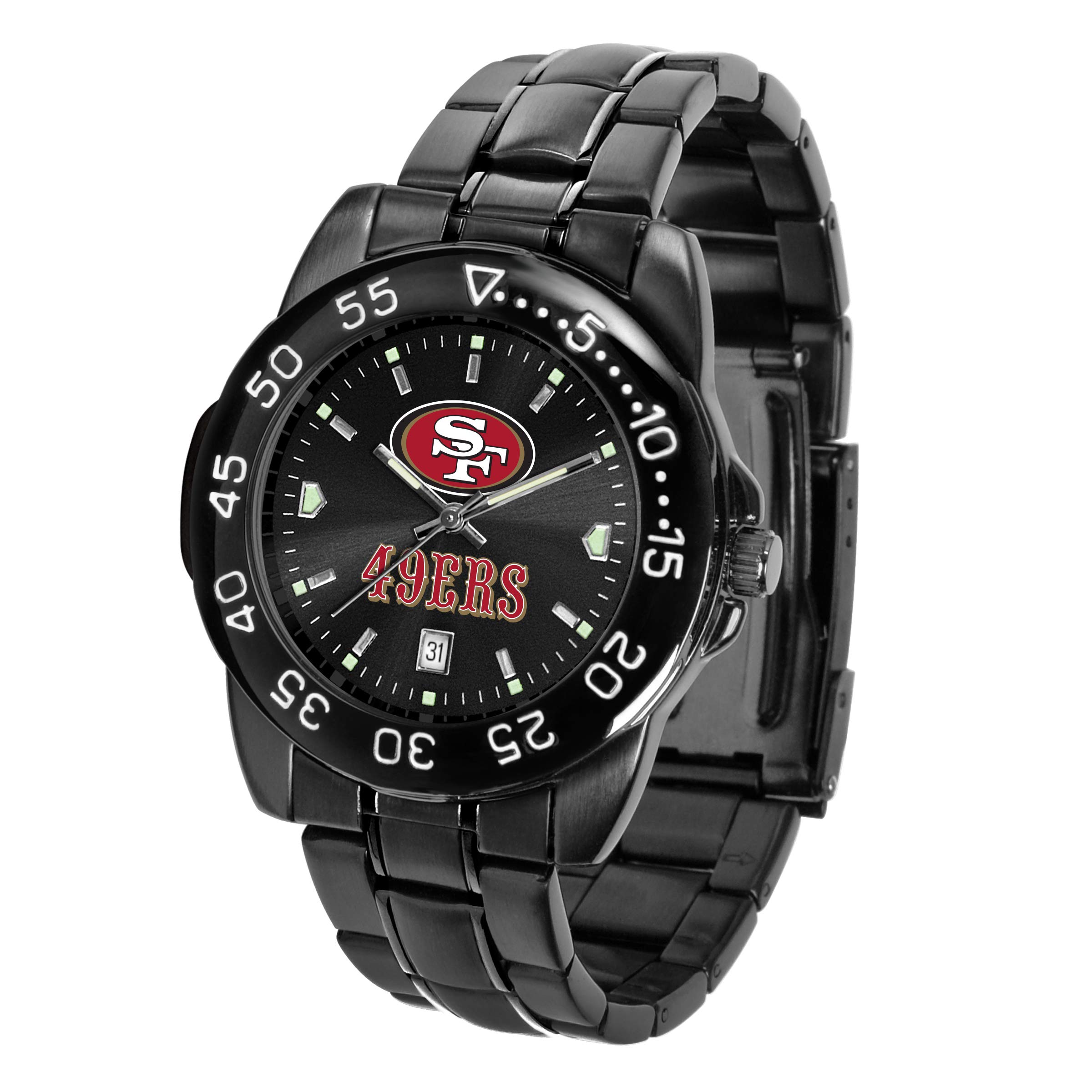 Game Time NFL Men's Fantom Wrist Watch - AnoChrome Black Digital Sports Watch for Football Fans - Perfect for Game Day, Tailgating & Everyday Wear