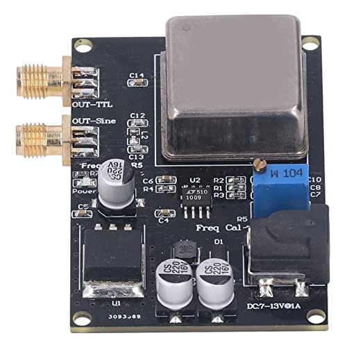 10MHz OCXO Frequency Standard Reference Module - High Precision Crystal Oscillator Thermostat Board with Easy Connectivity for Shortwave Radio, GPS Timing, and Laboratory Equipment Calibration